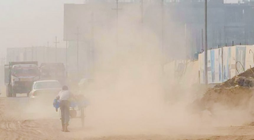 দূষণে শীর্ষস্থানে না থাকলেও, নবম স্থান ঢাকা