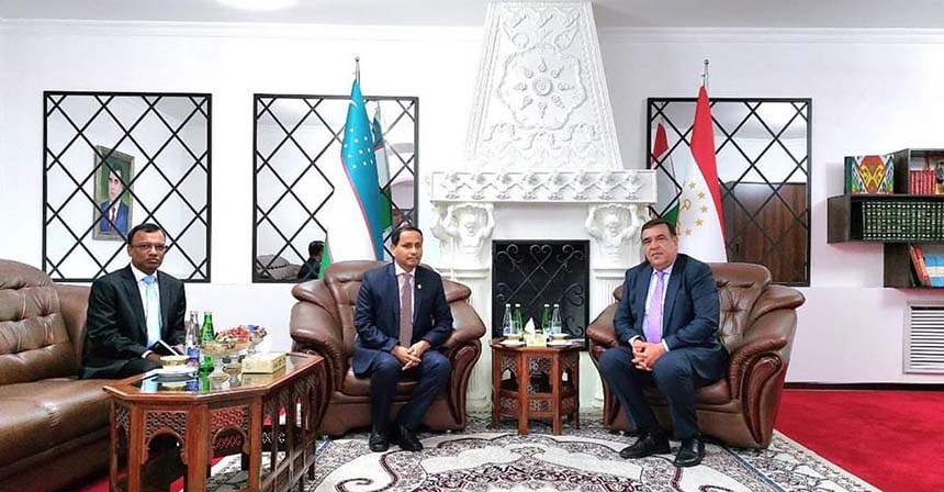 বাণিজ্য-ব্যবসায়িক সহযোগিতা বাড়াতে একমত বাংলাদেশ-তাজিকিস্তান