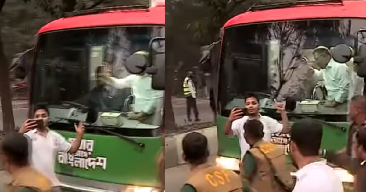 সেলফি তোলার চেষ্টা,যুবককে নিরাপত্তারক্ষীদের হাত থেকে রক্ষা করলেন তারেক রহমান