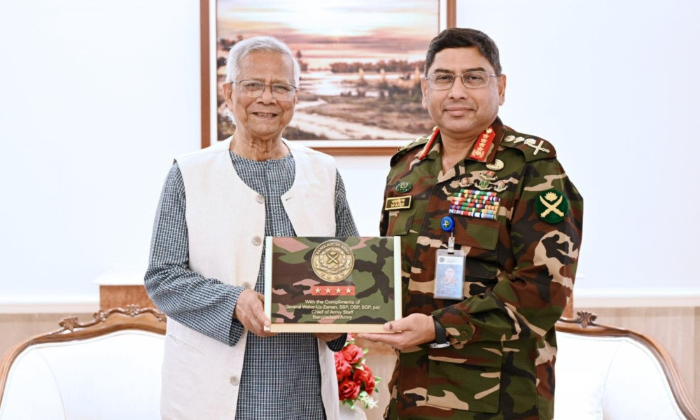 প্রধান উপদেষ্টা ও সেনাপ্রধানের শেষ সৌজন্য সাক্ষাৎ