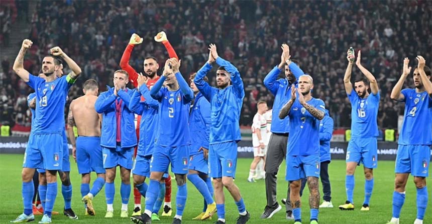 নেশনস লিগের সেমিফাইনালে ইতালি
