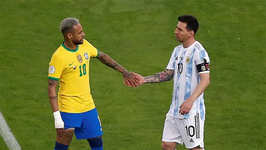 রাতে মাঠে নামছে ব্রাজিল-আর্জেন্টিনা