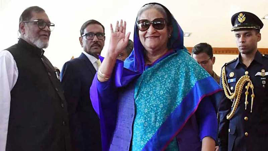 দিল্লির উদ্দেশে ঢাকা ছাড়লেন প্রধানমন্ত্রী