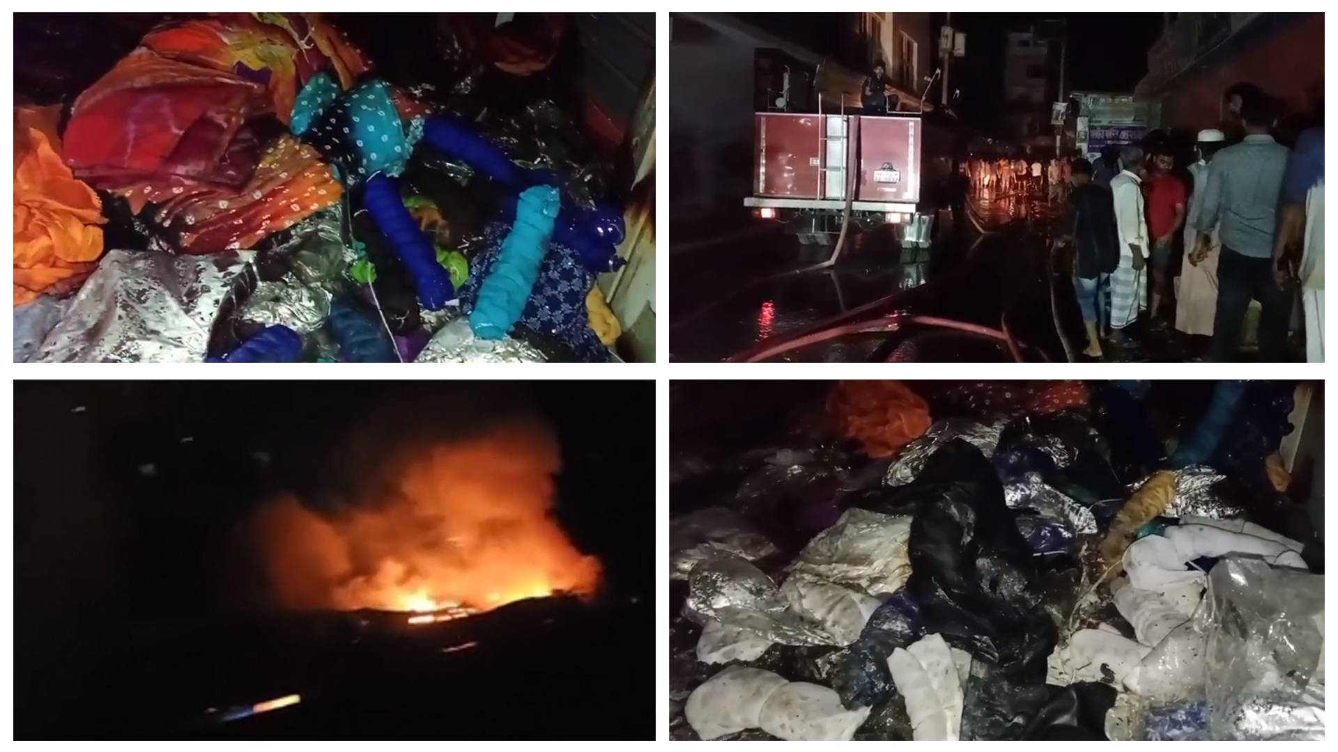 নরসিংদীর শেখেরচর-বাবুরহাটে আগুন, ১০ কোটি টাকার ক্ষয়ক্ষতির শঙ্কা