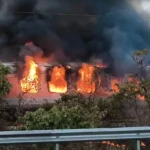 চলন্ত রাজধানী এক্সপ্রেসে ভয়াবহ আগুন, রাজস্থানে বড় দুর্ঘটনা