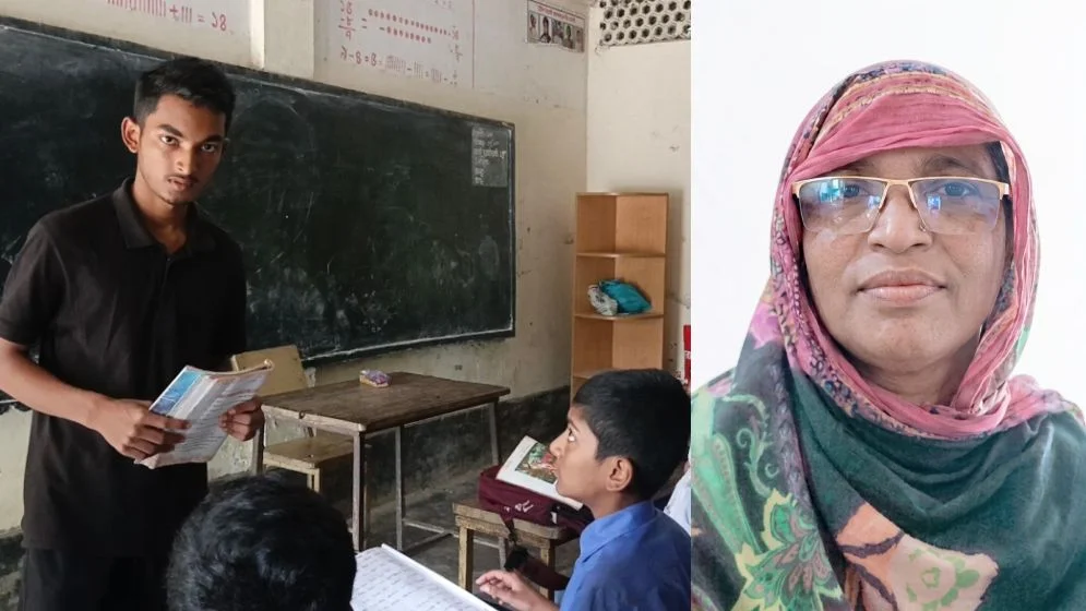 ছেলেকে দিয়ে ক্লাস নেওয়া শিক্ষিকা সাময়িক বহিষ্কার!
