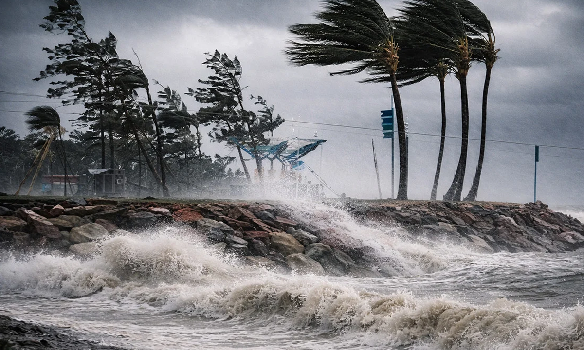 ৪ অঞ্চলে ৬০ কিমি বেগে দমকা হাওয়া ও বজ্রবৃষ্টির আশঙ্কা