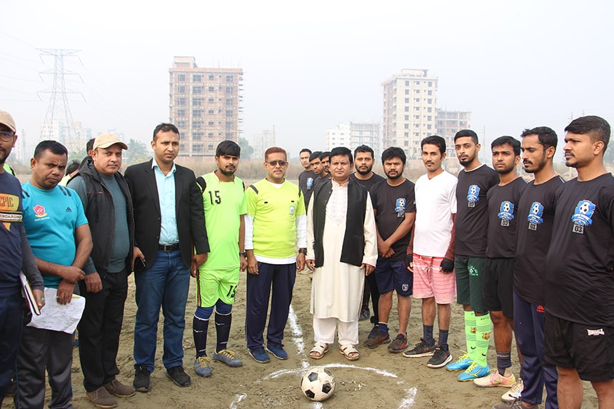 পিনাকল স্পোর্টসের আয়োজনে শীতকালীন প্রীতি ফুটবল টুর্নামেন্ট শুরু