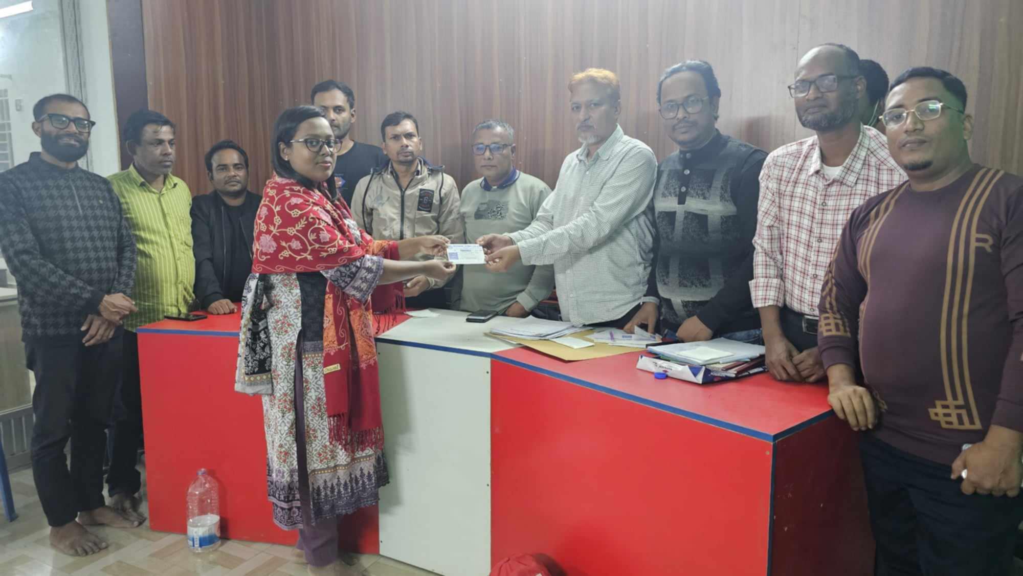 কিশোরগঞ্জ সেন্ট্রাল প্রেস ক্লাবের সদস্য সংগ্রহ কার্যক্রম উদ্বোধন