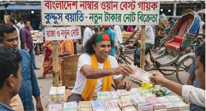 ফেইসবুক ইনকামে লাল বাত্তি, তাই ফুটপাতে ব্যাংক খুললাম: কুদ্দুস বয়াতি