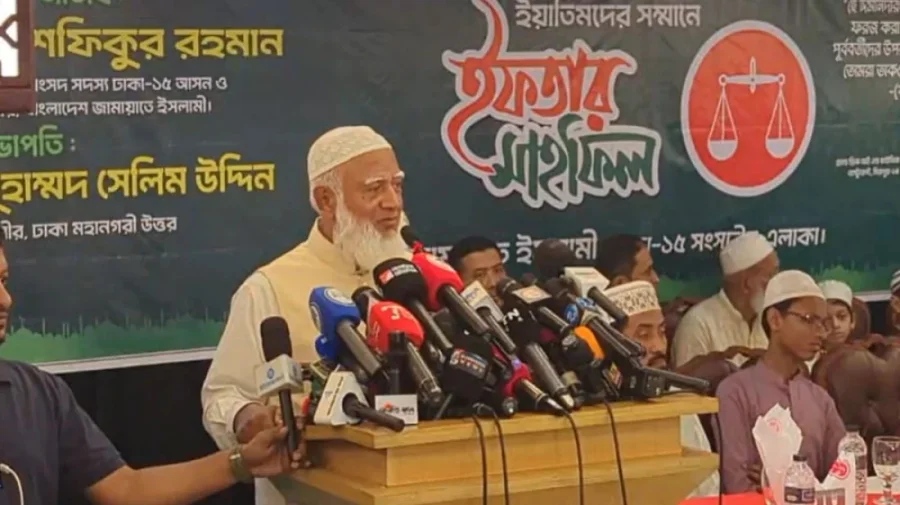 এতিম শিশুদের সঙ্গে ইফতার করলেন জামায়াত আমির