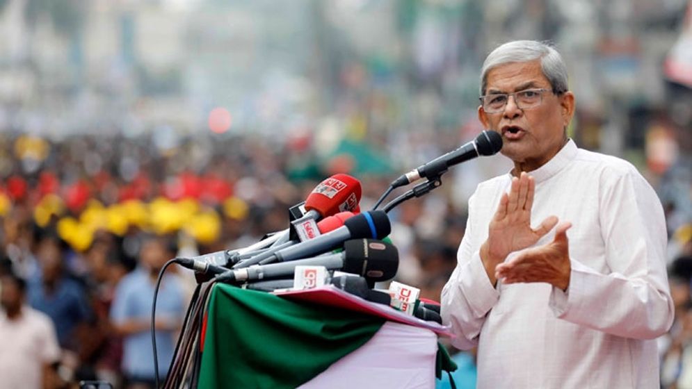 হিন্দু-মুসলমান ভাই ভাই, ধানের শীষে ভোট চাই- সম্মেলনে স্লোগান তুললেন মির্জা ফখরুল