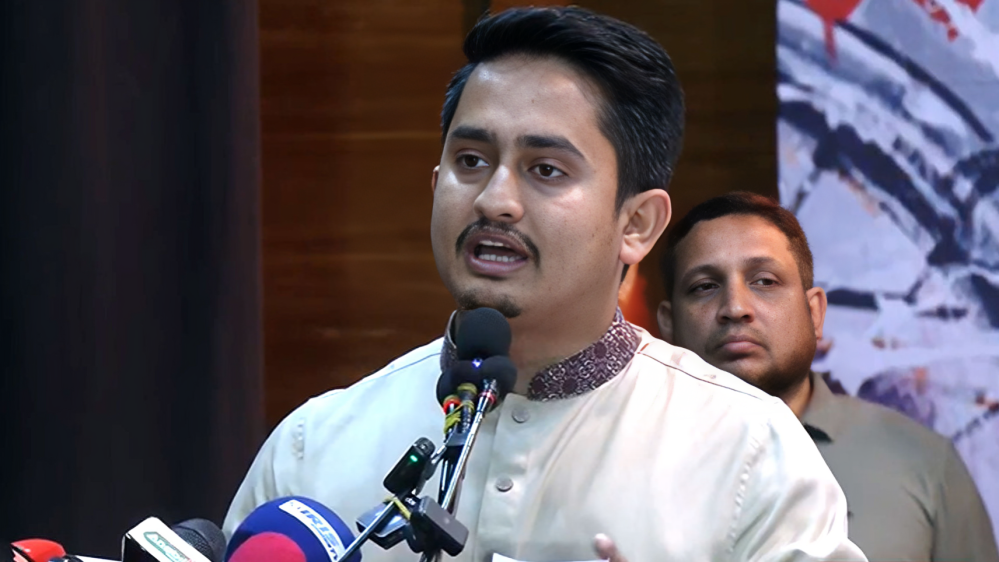 জুলাই শহীদ পরিবারকে কোনো দলের ব্যানারে দেখতে চাই না: সারজিস