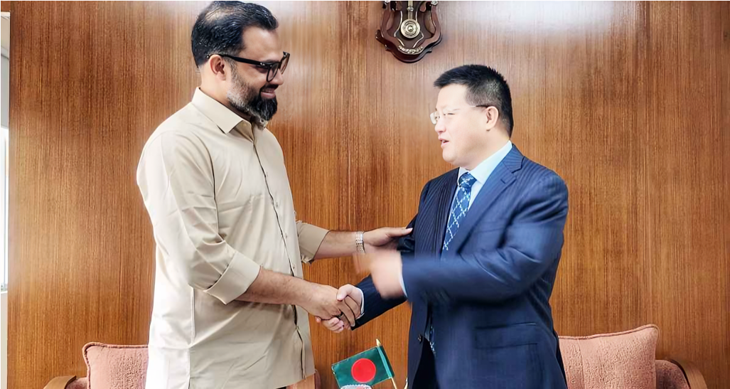 যুব ও ক্রীড়া প্রতিমন্ত্রীর সঙ্গে চীনের রাষ্ট্রদূতের সৌজন্য সাক্ষাৎ