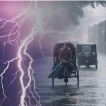 বজ্রবৃষ্টি ও ঝোড়ো হাওয়ার শঙ্কা, টানা ৫ দিনের পূর্বাভাস