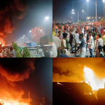 ফতুল্লায় ভয়াবহ আগুন: ঝুটের গুদামসহ কয়েকটি দোকান পুড়ে ছাই