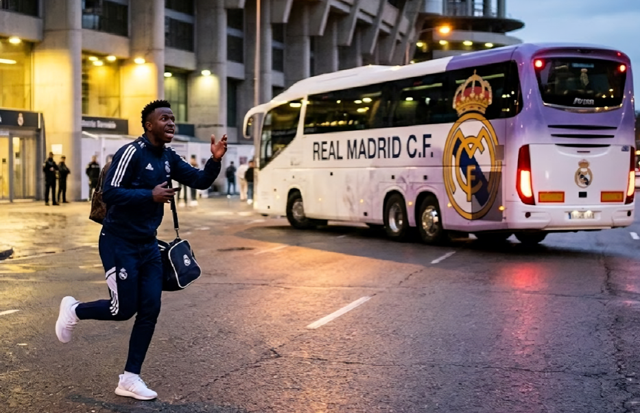 ভিনিসিয়ুসকে রেখে কেন চলে গেল রিয়াল মাদ্রিদের বাস