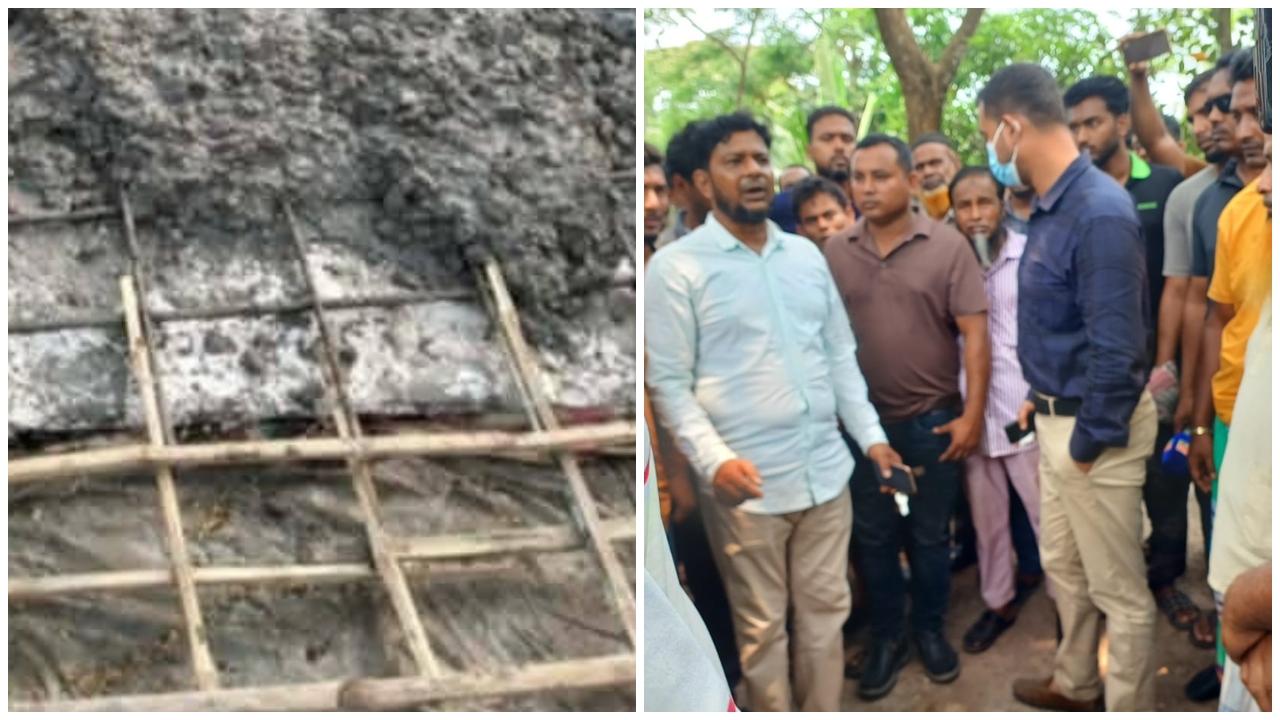 বাঁশের কঞ্চি দিয়ে ব্রিজ ভেঙে ফেলার নির্দেশ!