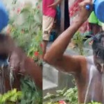 ডিভোর্সের আনন্দে দুধ দিয়ে গোসল করে যুবক!