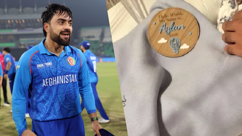 বাবা হলেন রশিদ খান, ছেলের নাম রাখলেন আসলান