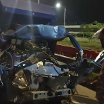 এক্সপ্রেসওয়েতে গভীর রাতে ভয়াবহ দুর্ঘটনা, একই পরিবারের ৩ জনসহ আহত ৪