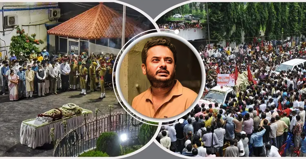 রাহুলের শেষযাত্রায় বিশৃঙ্খলা, শ্মশানে প্রবেশে বাধায় ক্ষুব্ধ বন্ধুরা