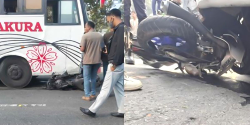 গৌরনদীতে বাসচাপায় মোটরসাইকেল চালকের মৃত্যু