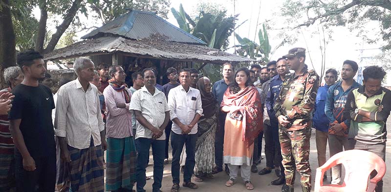 বিরামপুরে সনাতন ধর্মাবলম্বী অধ‍্যুষিত এলাকা ও মন্দির পরিদর্শন
