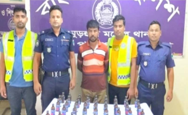 দামুড়হুদায় ফেন্সিডিলসহ আটক ১