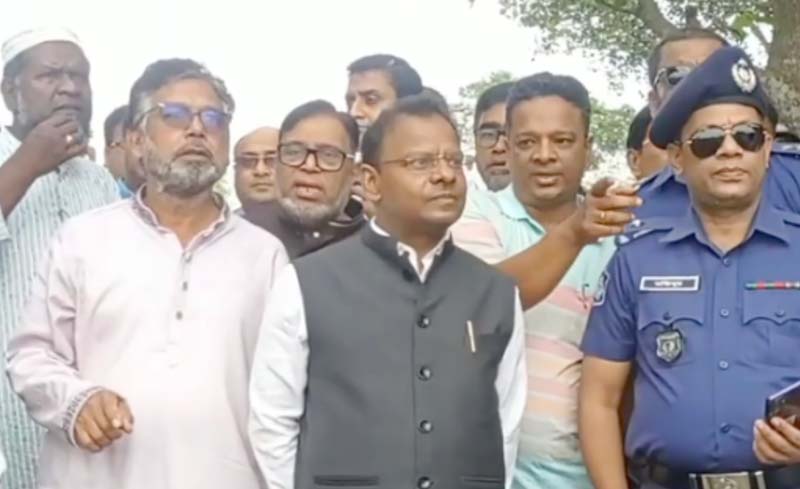 প্রস্তাবিত স্থলবন্দর পরিদর্শনে দৌলতপুরে ভারতীয় সহকারী হাই কমিশনার