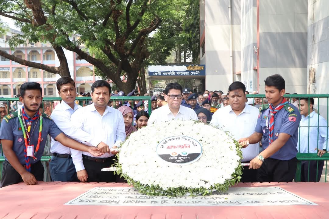 ফেনীতে যথাযোগ্য মর্যাদায় পালিত হলো ২৫ মার্চ গণহত্যা দিবস