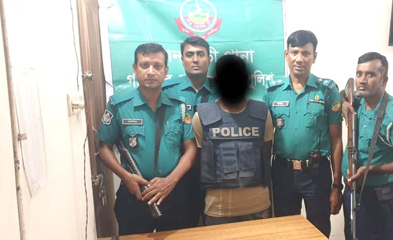 গাজীপুরে জঙ্গী সংগঠন ইমাম মাহমুদের কাফেলা’র সক্রিয় সদস্য আটক