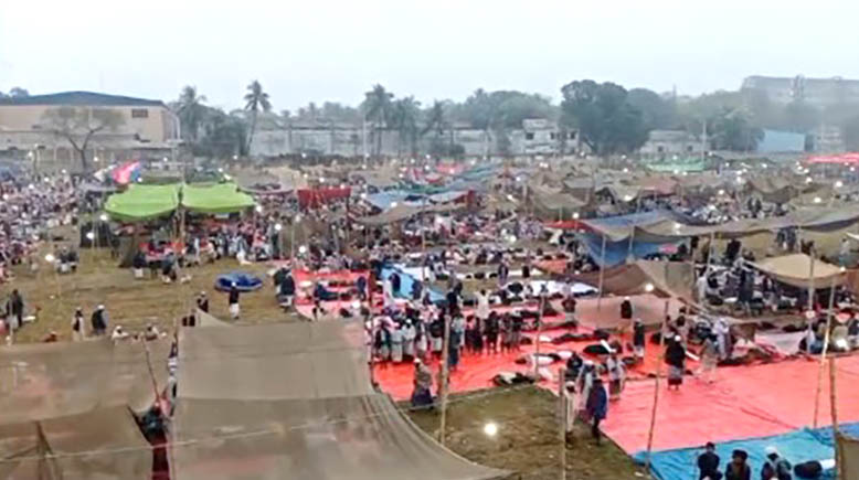 বিশ্ব ইজতেমায় এক মুসল্লির মৃত্যু