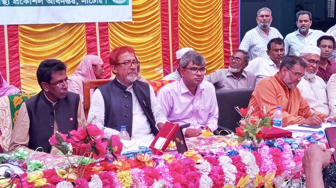 বনপাড়া পৌরসভার বর্জ্য ব্যবস্থাপনা উন্নয়ন প্রকল্প কাজের ভিত্তিপ্রস্তর স্থাপন