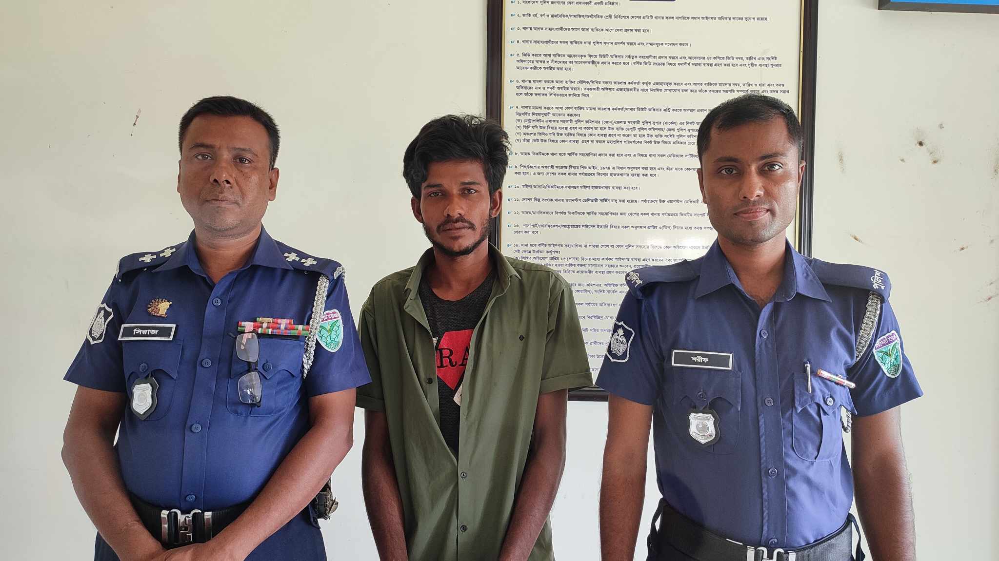 জুড়ীতে কলেজ ছাত্র মামুন হত্যার প্রধান আসামি জুনেদ গ্রেফতার