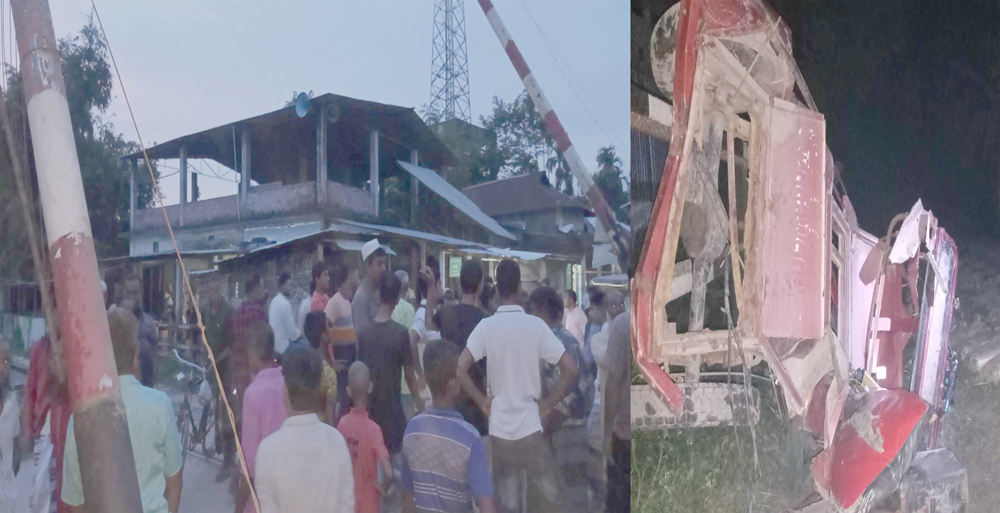 কাউনিয়ায় ট্রেনের ধাক্কায় মৃত্যু, বিক্ষুদ্ধ জনতা