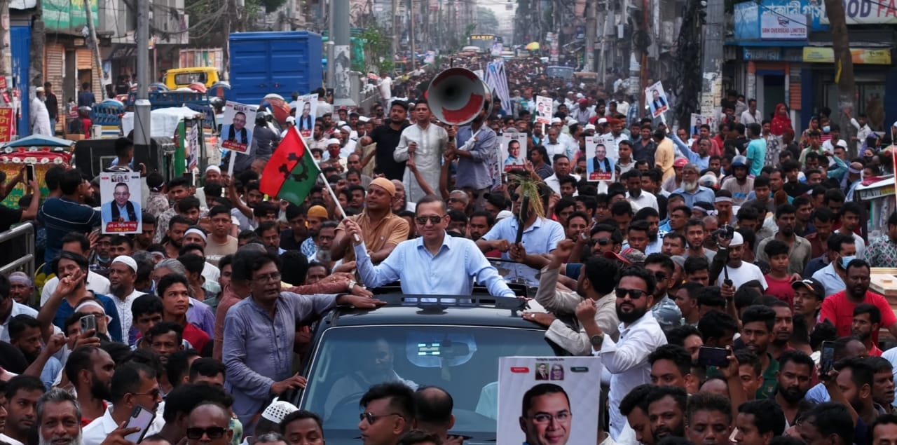 গণমিছিলে তারেক রহমানের ৩১ দফা বাস্তবায়নের প্রত্যয় ব্যক্ত করলেন এসএ সিদ্দিক সাজু