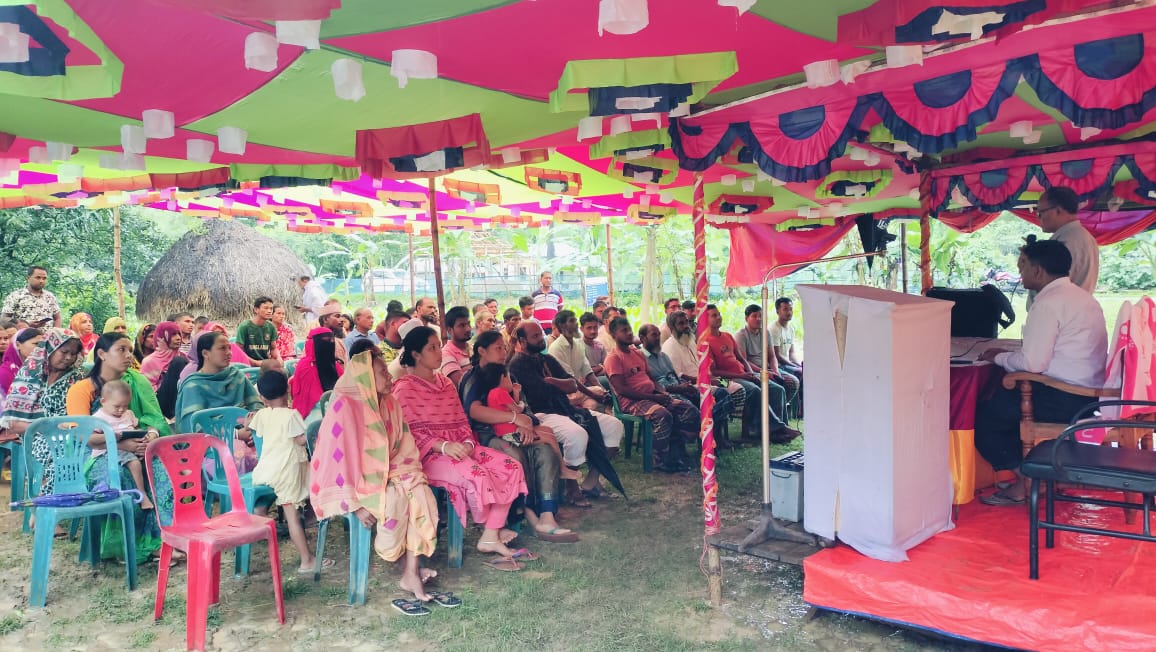 না‌লিতাবাড়ীতে কৃষক-কৃষা‌ণির প্রশিক্ষণ