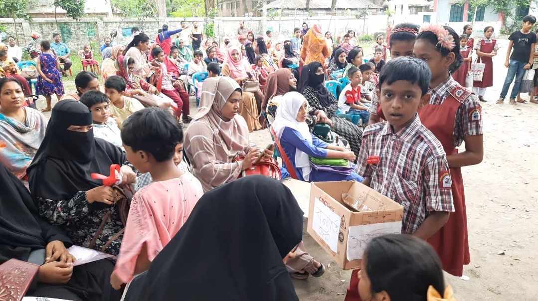 সৈয়দপুরে বন্যার্তদের সহায়তায় চিত্রাঙ্কন প্রতিযোগিতা