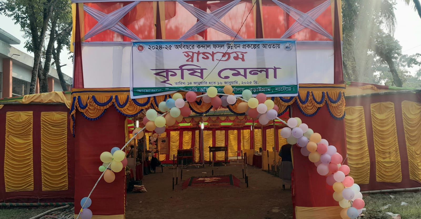 বড়াইগ্রামে কৃষক সম্পৃক্ততাহীন কৃষি মেলা