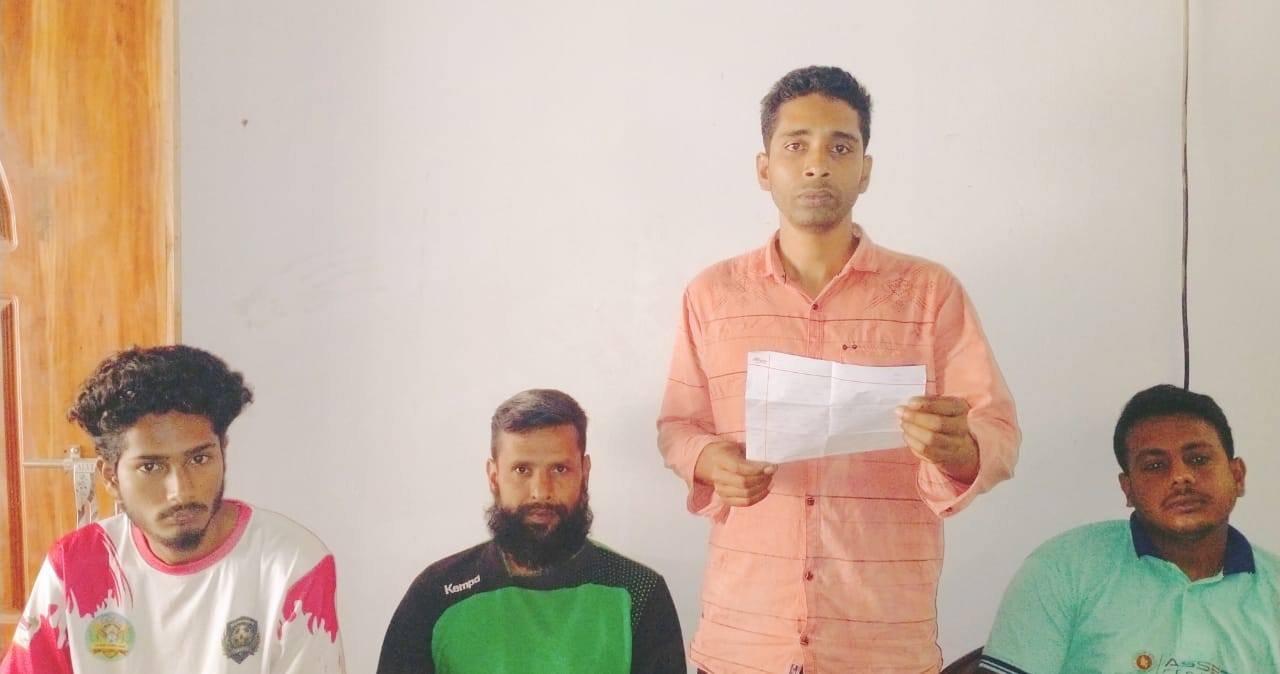 নলডাঙ্গায় যুবদল কর্মীর বিরুদ্ধে যড়যন্তের প্রতিবাদে সংবাদ সম্মেলন