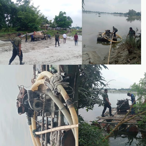 পাটগ্রামে ৩০টি বোমা মেশিন বিনষ্ট ও জরিমানা