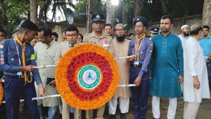 পত্নীতলায় যথাযোগ্য মর্যাদায় মহান স্বাধীনতা ও জাতীয় দিবস উদযাপন