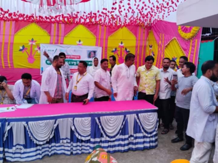 সৈয়দপুরে ৪১৬ জন রোগীকে বিনামূল্যে চক্ষুসেবা প্রদান