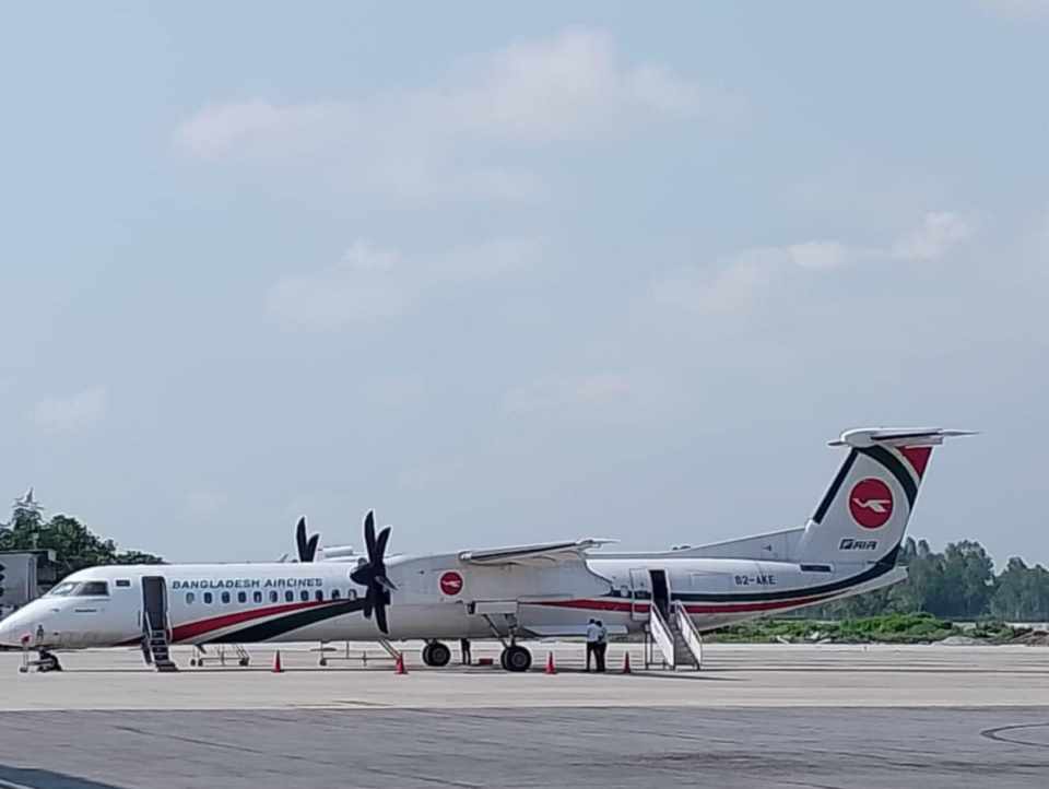 সৈয়দপুরে উড্ডয়নের আগে উড়োজাহাজে যান্ত্রিক ত্রুটি, পৌণে একঘন্টা দেরিতে যাত্রা