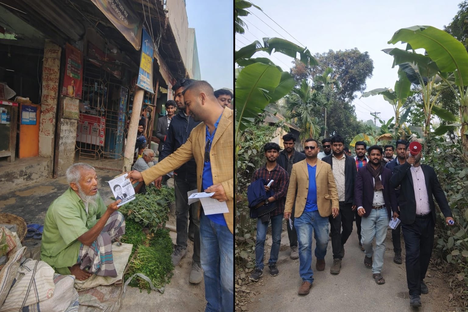 সারিয়াকান্দিতে ছাত্রদলের দিনব্যাপী গণসংযোগ ও ভোট প্রার্থনা