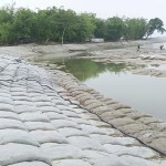 রাজারহাটে তিস্তার ভাঙন রোধে জিও ব্যাগ ডাম্পিংয়ে নদী তীরের মানুষের স্বস্তি