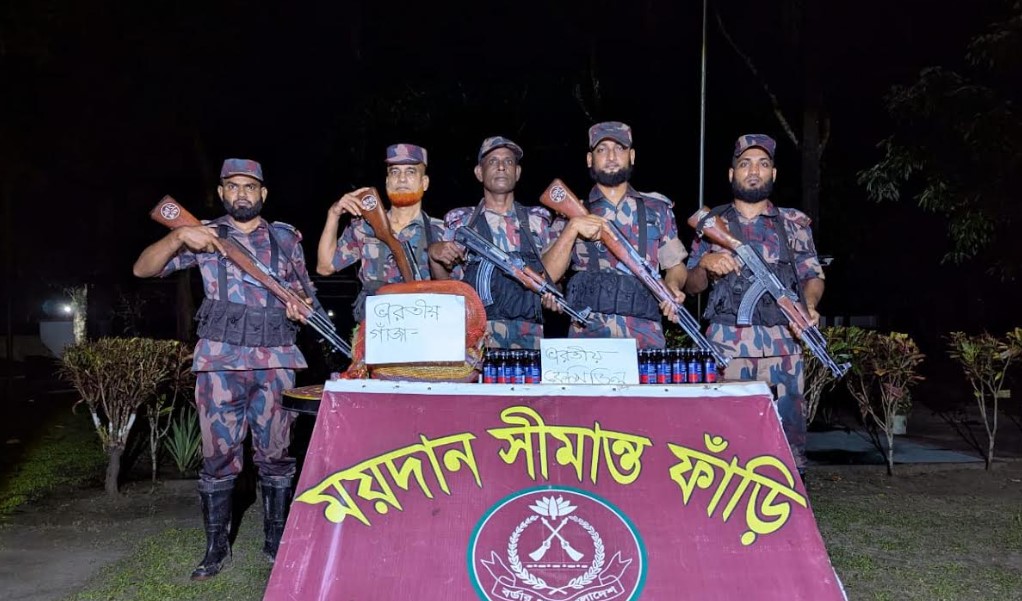 কুড়িগ্রামে এক মাসে ২ কোটি ১৭ লক্ষ টাকার ভারতীয় পণ্য আটক করলো বিজিবি