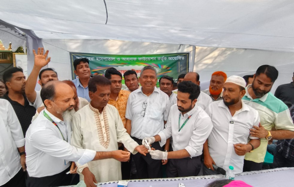 শ্রীপুরে যুবদলের ফ্রি মেডিকেল ক্যাম্প অনুষ্ঠিত