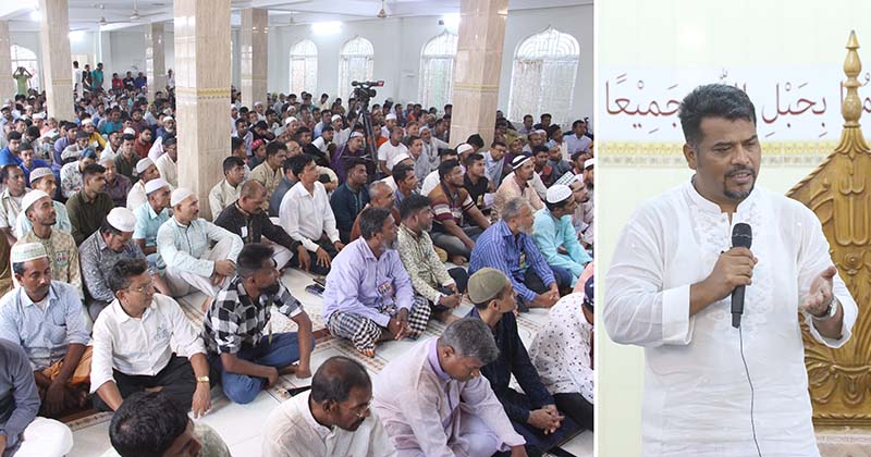 শহীদী জামে মসজিদে জুমার সালাত অনুষ্ঠিত